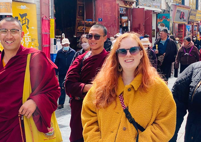 十一月的西藏，陽光燦爛