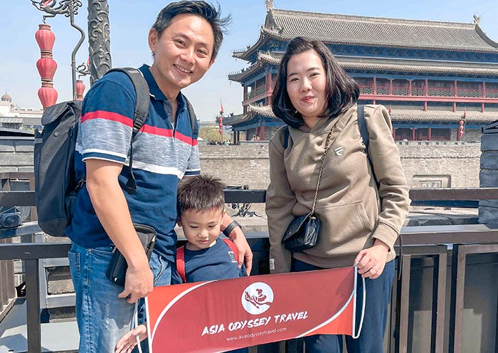 參觀西安古城牆