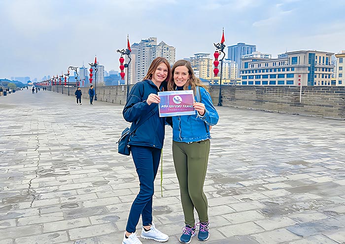 參觀西安古城牆