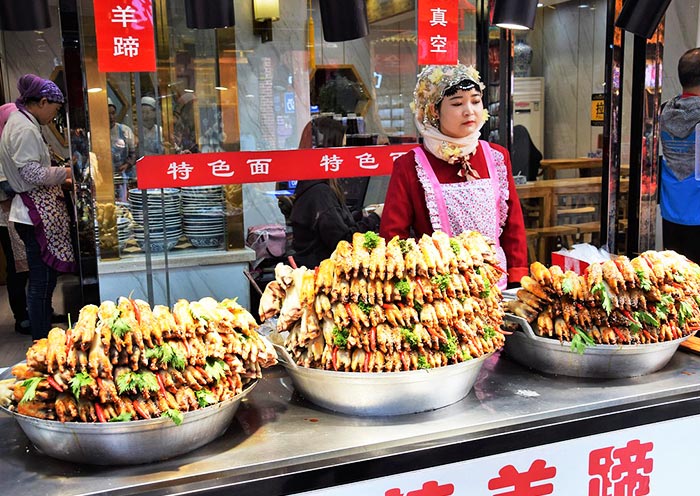 穆斯林區的當地小吃