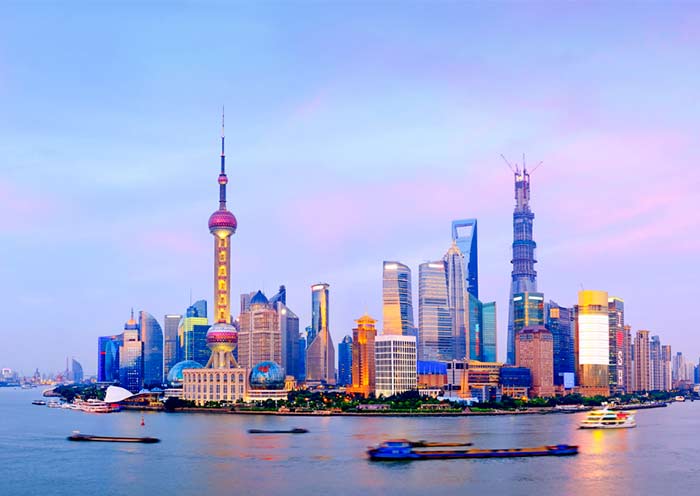 上海浦東新區陸家嘴摩天大樓