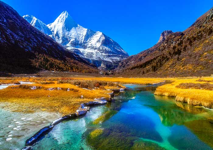 稻城亞丁的秋景