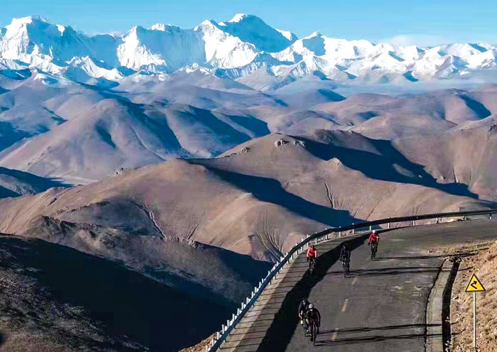 環山路段的騎行